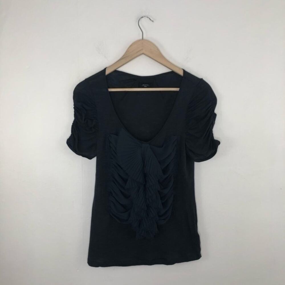 Anthropologie Deletta Once and Always Chiffon Tee Size Medium